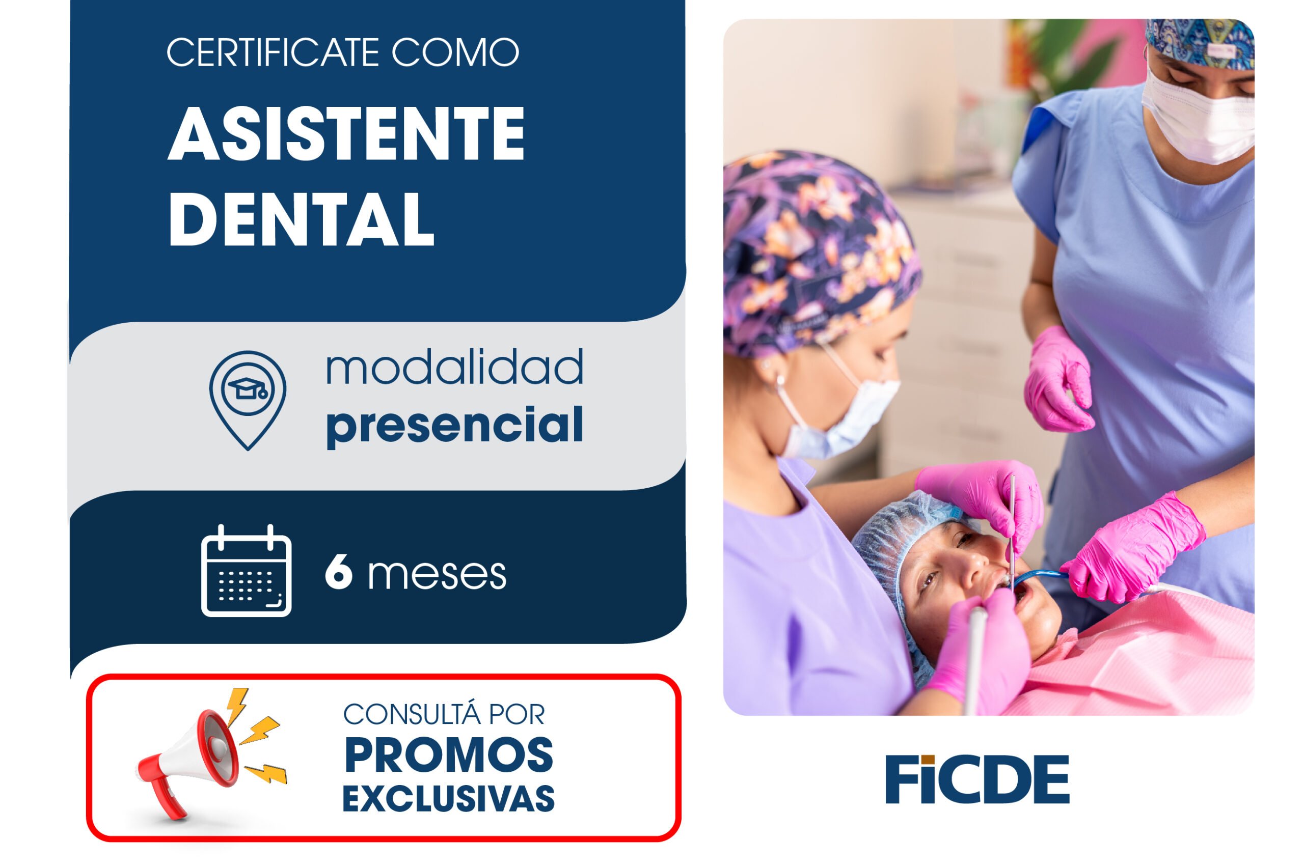 Certificate como Asistente Dental – Presencial