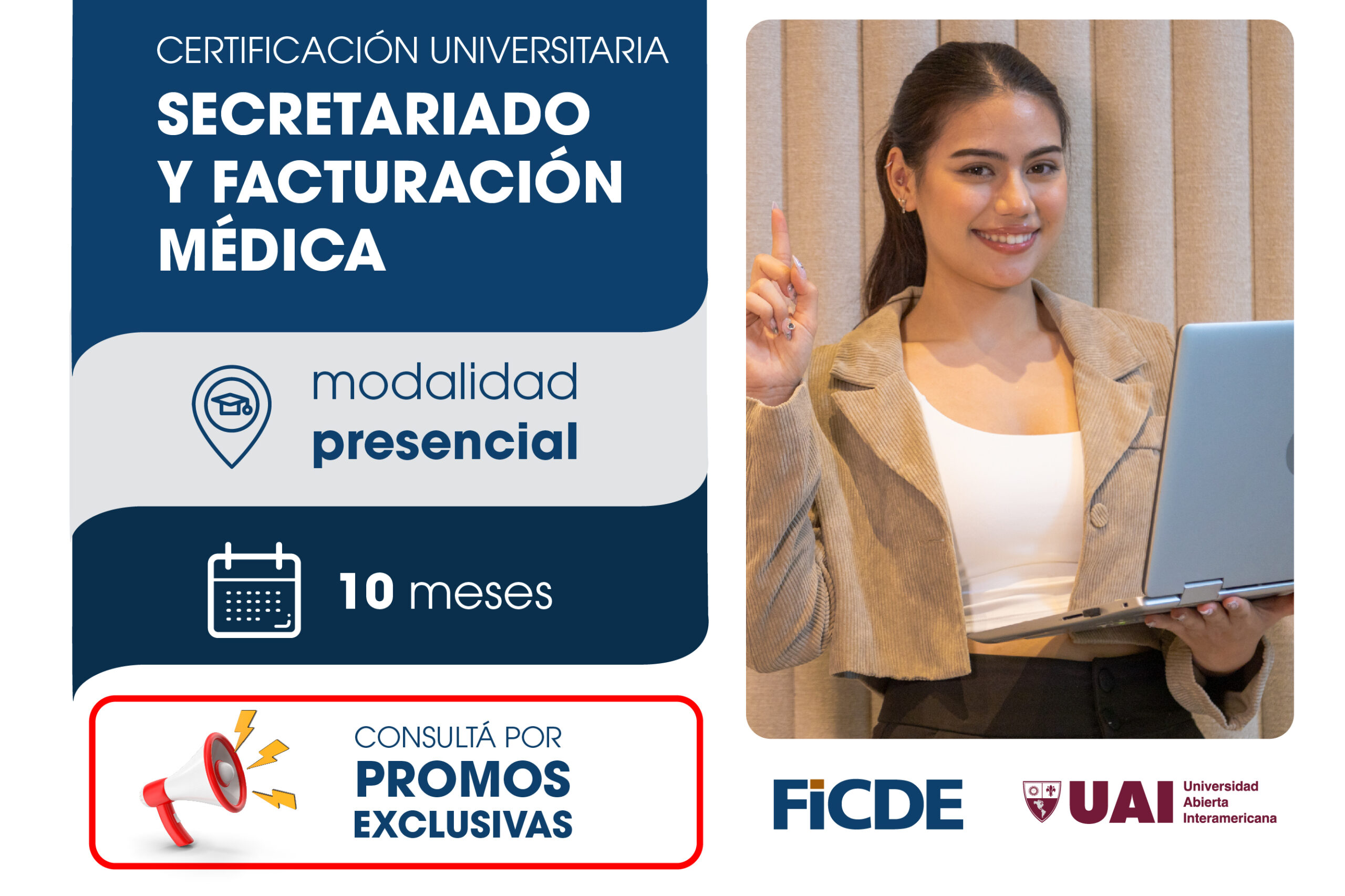 Certificación Universitaria en Secretariado y Facturación Médica – Presencial