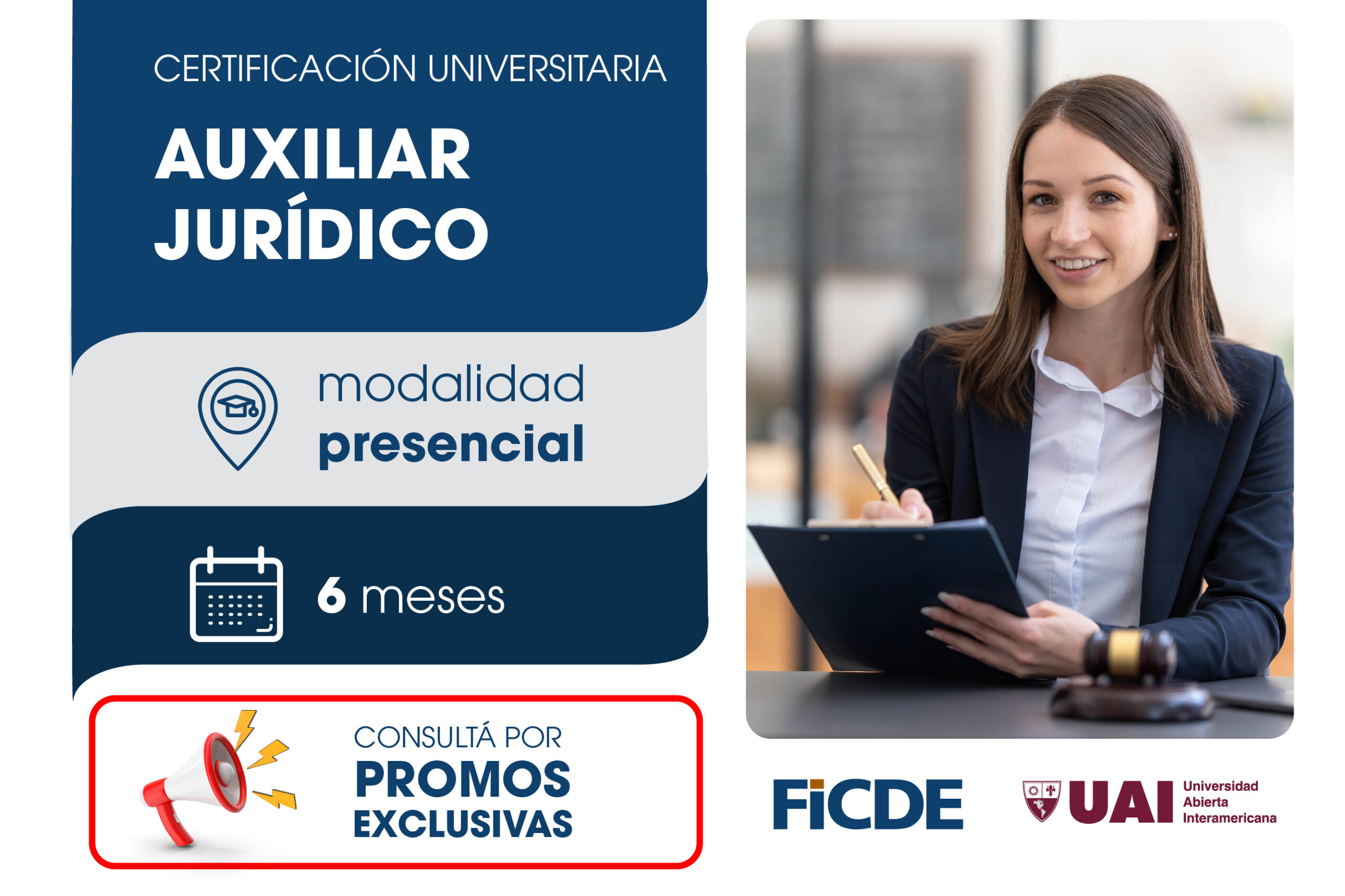 Certificación Universitaria en Auxiliar Juridico – Presencial