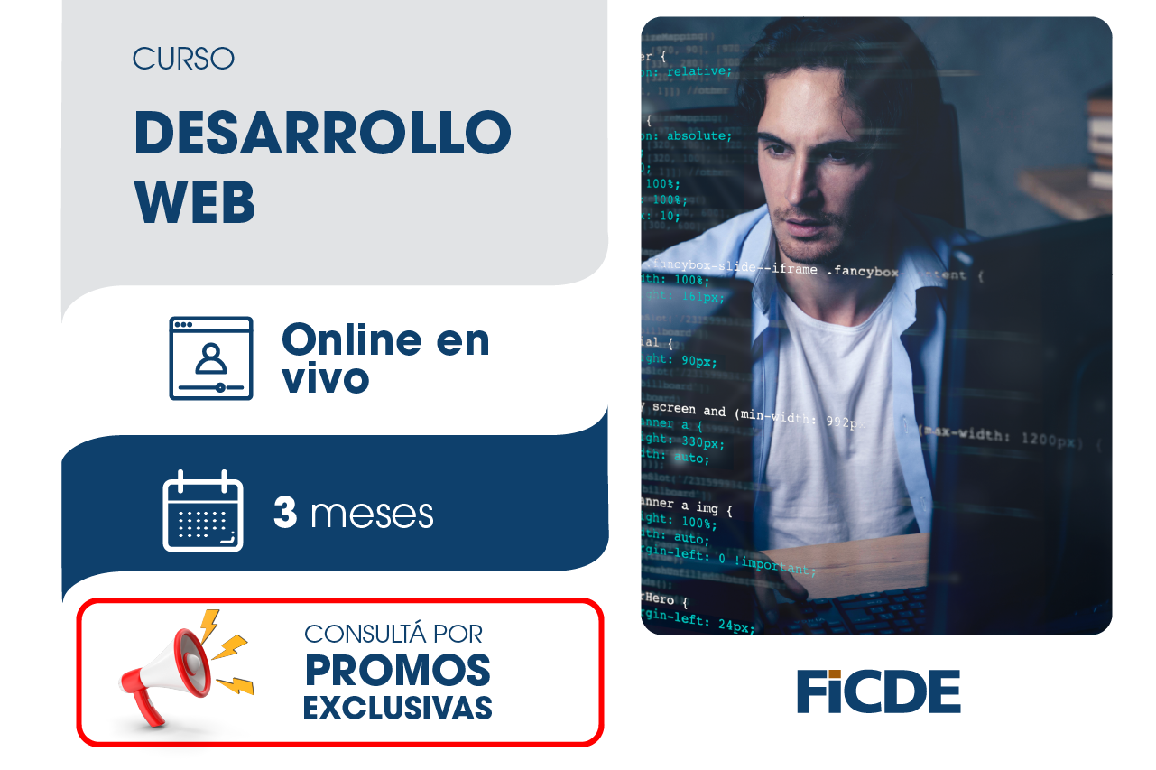 Aprendé Desarrollo Web – Online en vivo